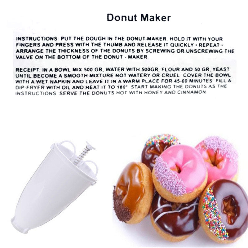 Plastic Donut Dispenser Mold for Easy Frying by HitMyNeed