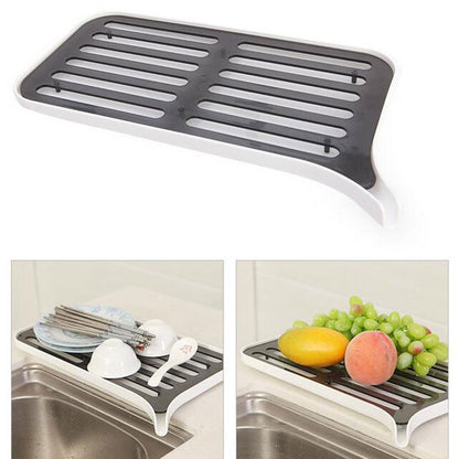 Plastic Draining Board Dish Drainer with Tray by HitMyNeed