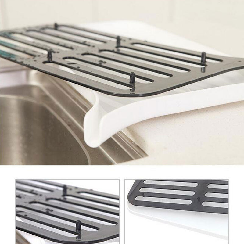 Plastic Draining Board Dish Drainer with Tray by HitMyNeed