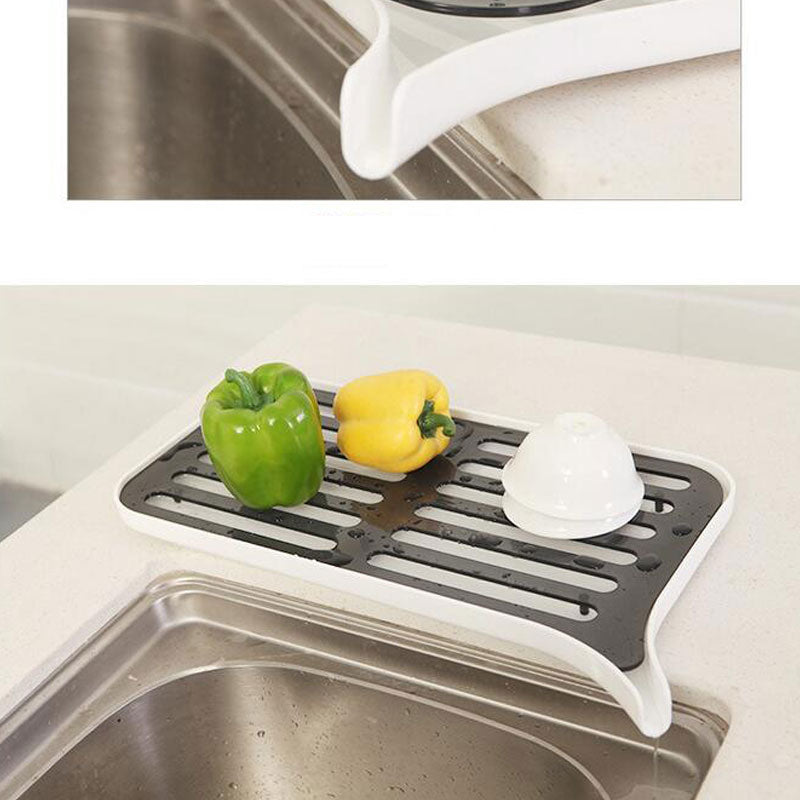 Plastic Draining Board Dish Drainer with Tray by HitMyNeed
