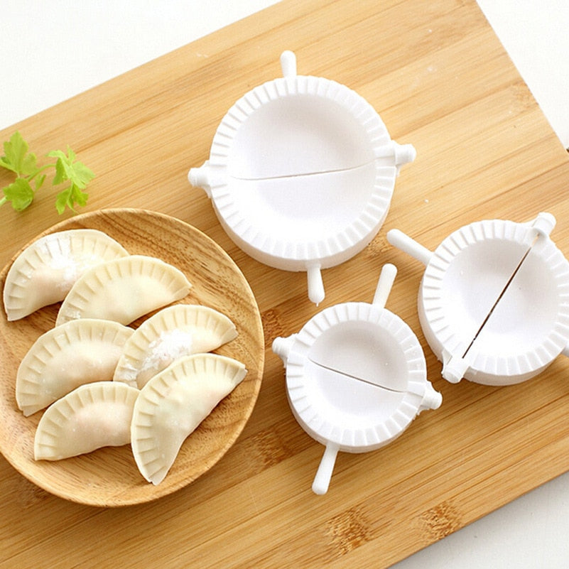 Plastic Dumpling Mold Press Set (3 Sizes) by HitMyNeed