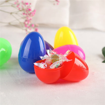 Plastic Easter Eggs, Fillable Decor Toys (12 Pack) by HitMyNeed