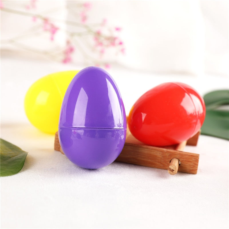 Plastic Easter Eggs, Fillable Decor Toys (12 Pack) by HitMyNeed