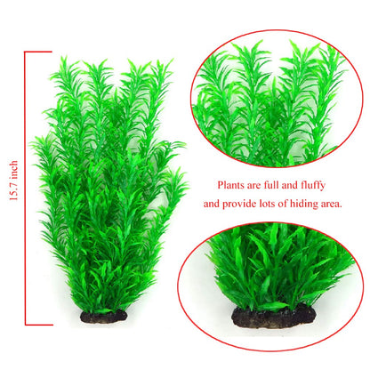 Plastic Fake Seaweeds with Ceramic Bases (2 pcs) by HitMyNeed