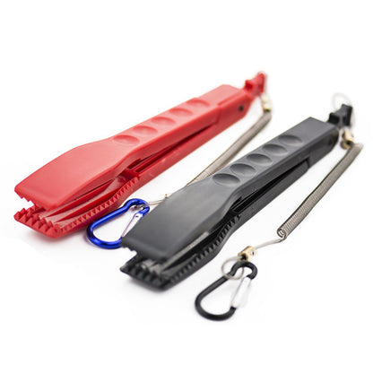 Plastic Fishing Tongs with Carabiner Clip 22cm by HitMyNeed