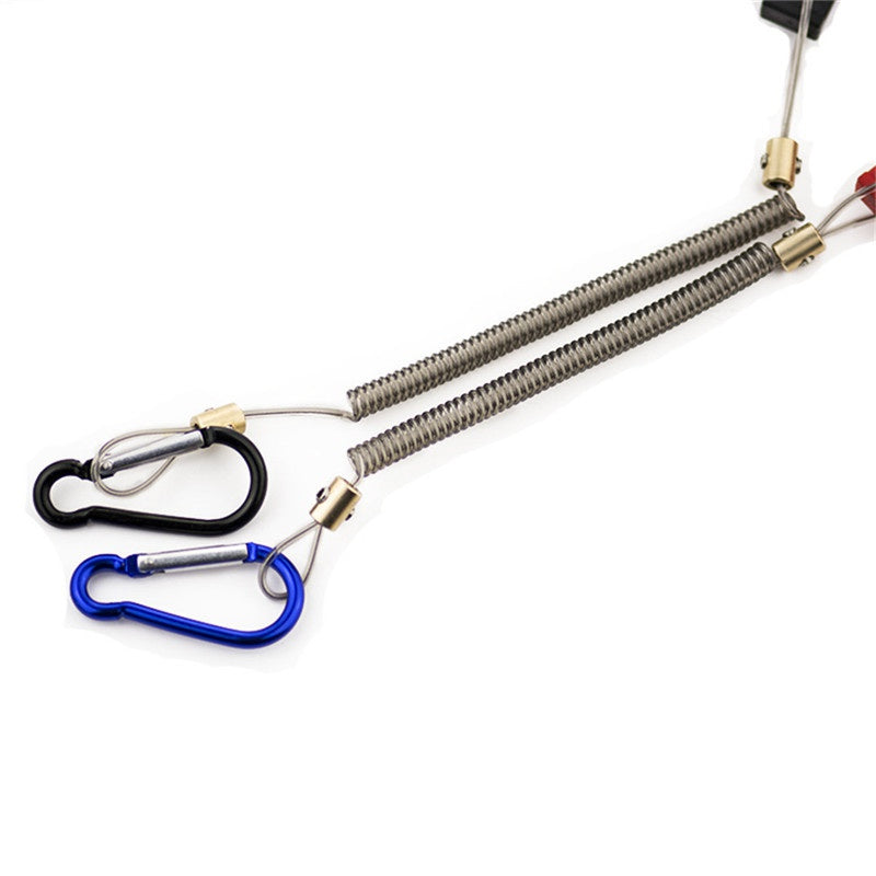 Plastic Fishing Tongs with Carabiner Clip 22cm by HitMyNeed