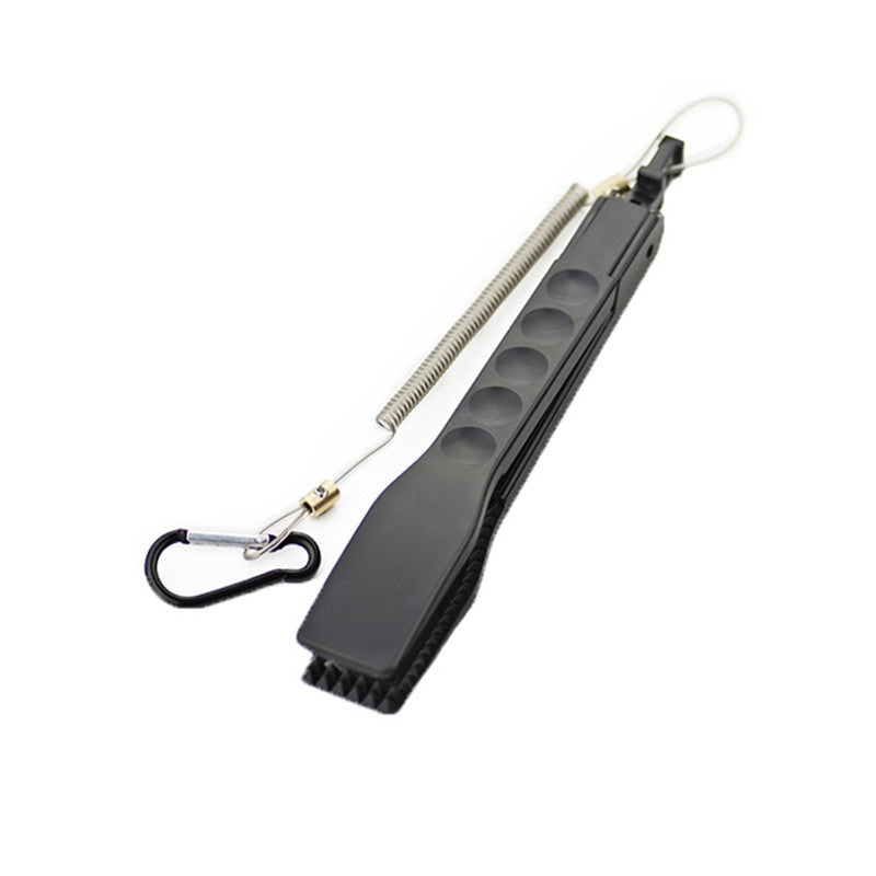 Plastic Fishing Tongs with Carabiner Clip 22cm b by HitMyNeed