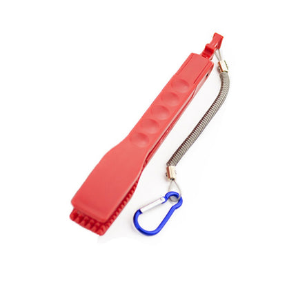Plastic Fishing Tongs with Carabiner Clip 22cm r by HitMyNeed