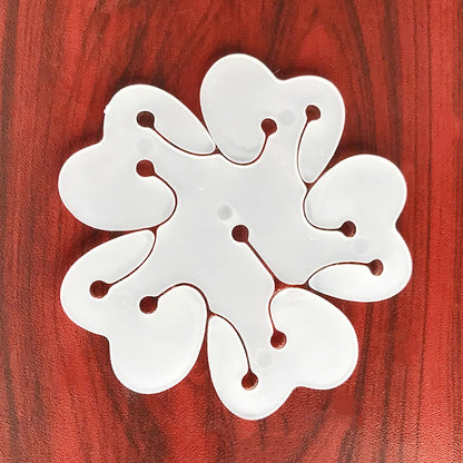 Plastic Flower Balloon Clips, 5 Pack by HitMyNeed