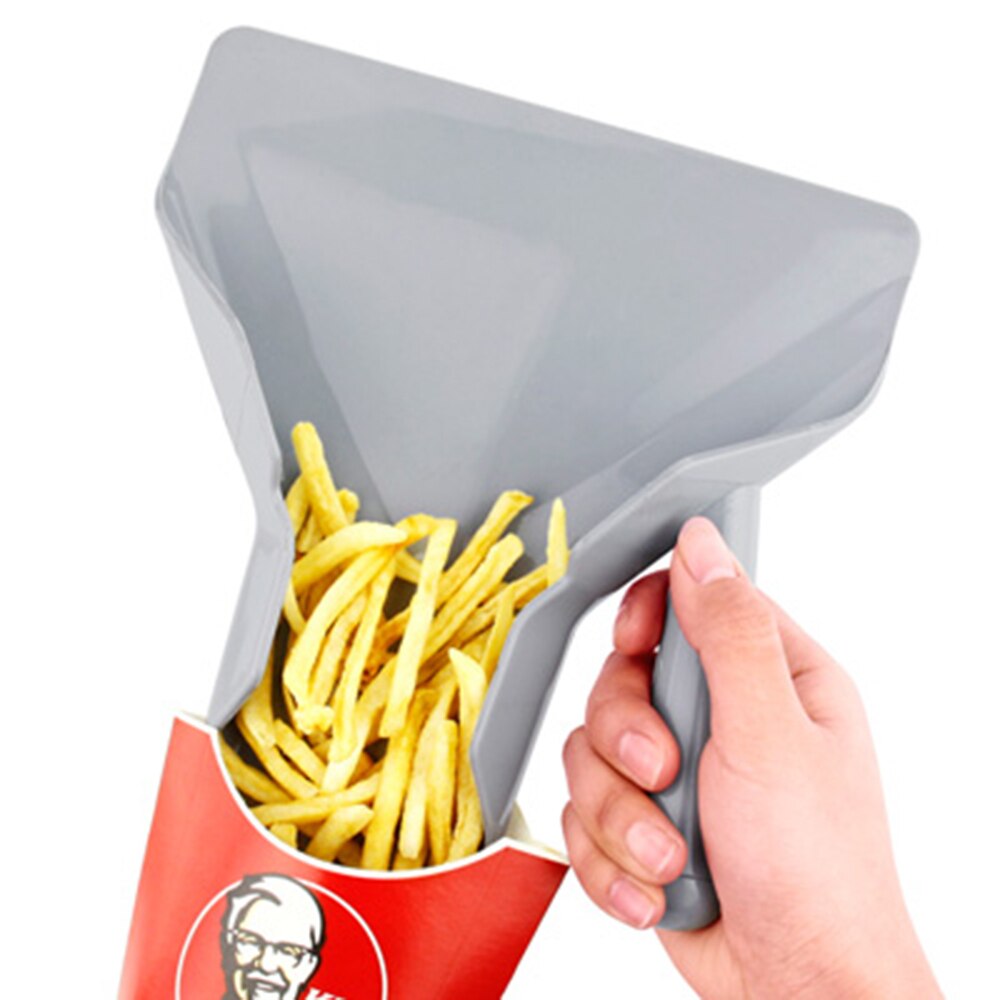 Plastic French Fry Scoop with Handle by HitMyNeed