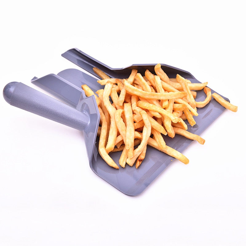 Plastic French Fry Scoop with Handle by HitMyNeed