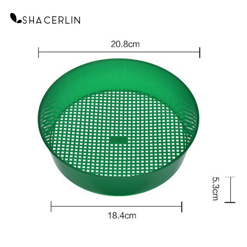 Plastic Garden Soil Sieve 21cm - Stone & Debris Filter by HitMyNeed