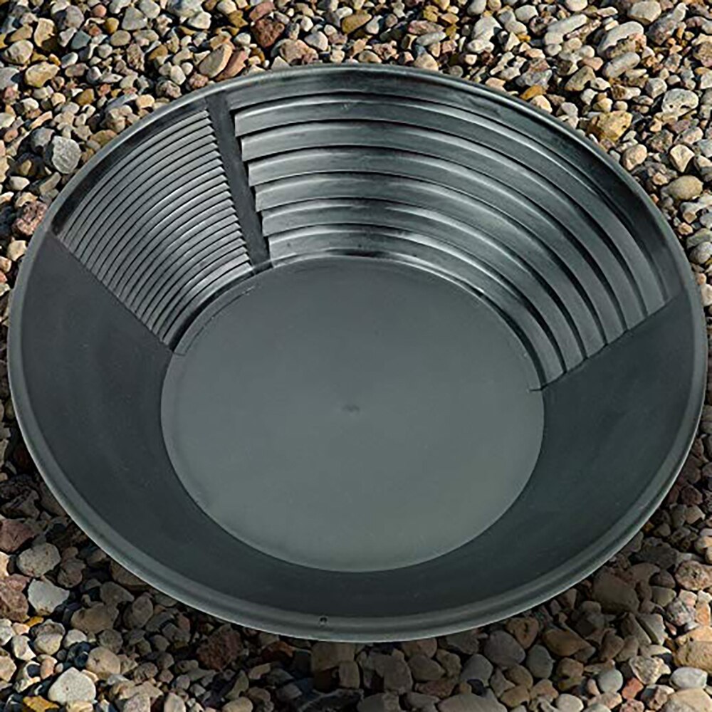 Plastic Gold Pan Mining Wash Basin 38.5cm by HitMyNeed