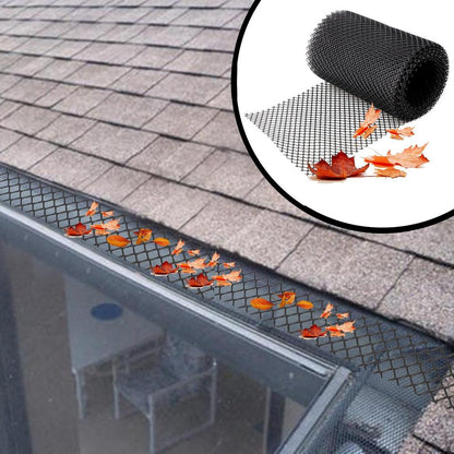 Plastic Gutter Leaf Guard Mesh Roll with Nails by HitMyNeed