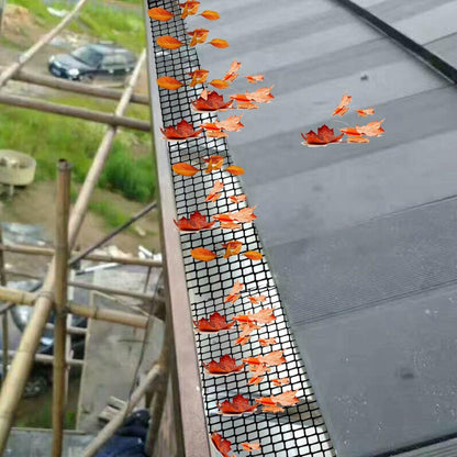 Plastic Gutter Leaf Guard Mesh Roll with Nails by HitMyNeed