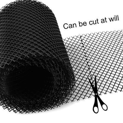 Plastic Gutter Leaf Guard Mesh Roll with Nails by HitMyNeed