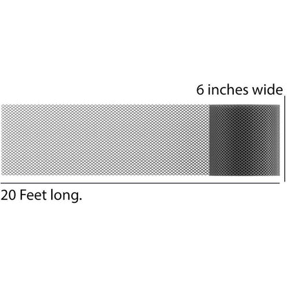 Plastic Gutter Mesh Cover Roll (2-Pack, 6" x 20') by HitMyNeed
