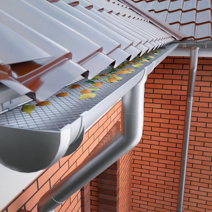 Plastic Gutter Mesh Cover Roll (2-Pack, 6" x 20') by HitMyNeed