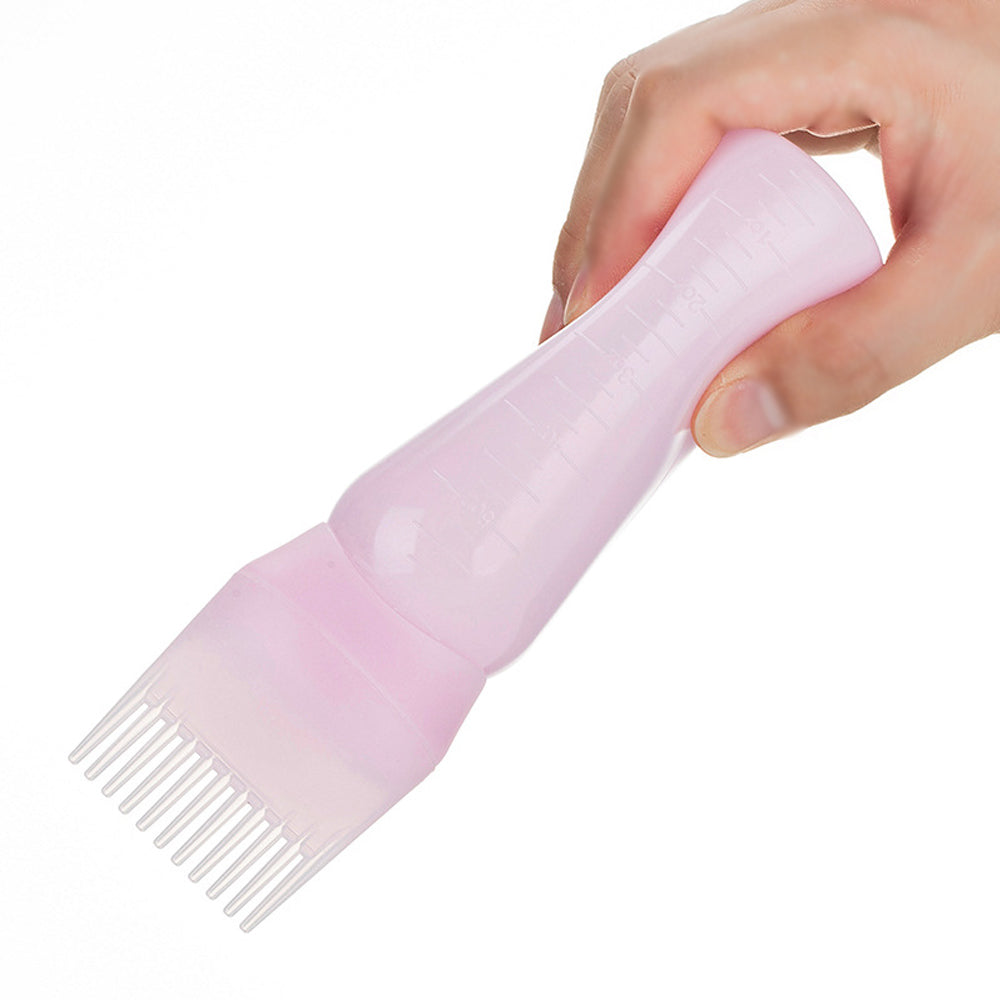 Plastic Hair Root Comb Applicator Bottle 120ml by HitMyNeed