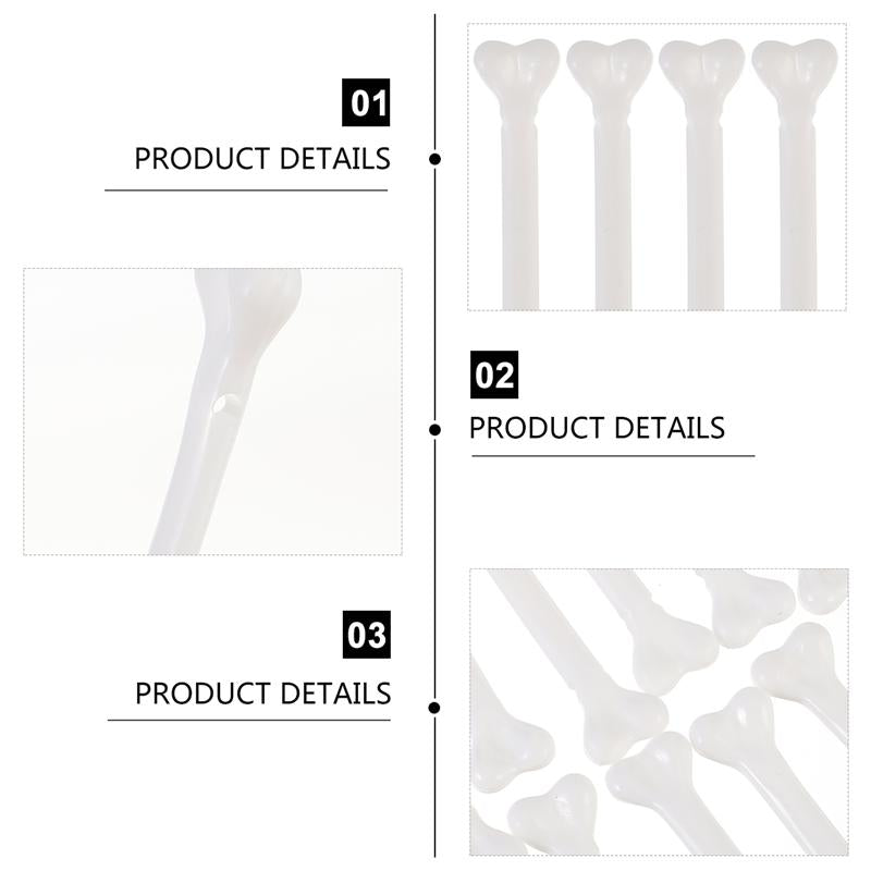 Plastic Halloween Bones Decoration Set (36 Pieces) by HitMyNeed