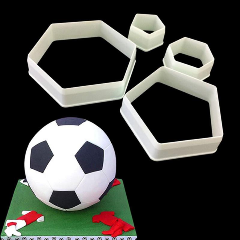 Plastic Hexagon Cookie Cutter Set (4 Sizes) by HitMyNeed