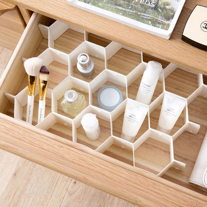 Plastic Honeycomb Drawer Organizer Set (8pcs) by HitMyNeed