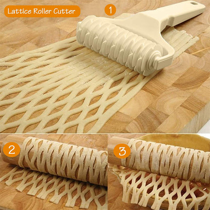 Plastic Lattice Cutter Wheel for Pastry & Dough by HitMyNeed