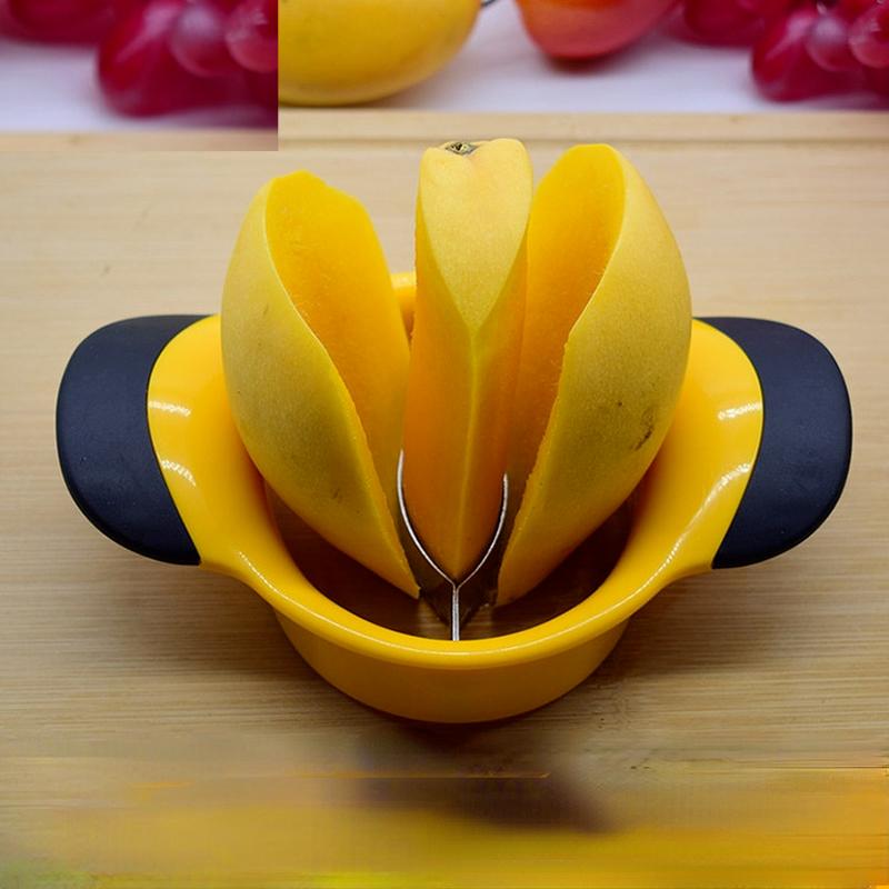 Plastic Mango Pitter with Stainless Steel Blade by HitMyNeed