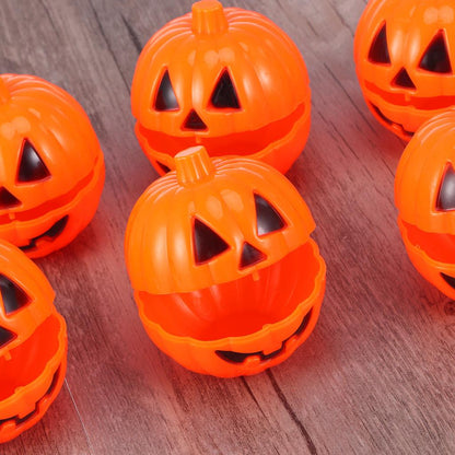 Plastic Mini Pumpkin Containers, Set of 6 by HitMyNeed