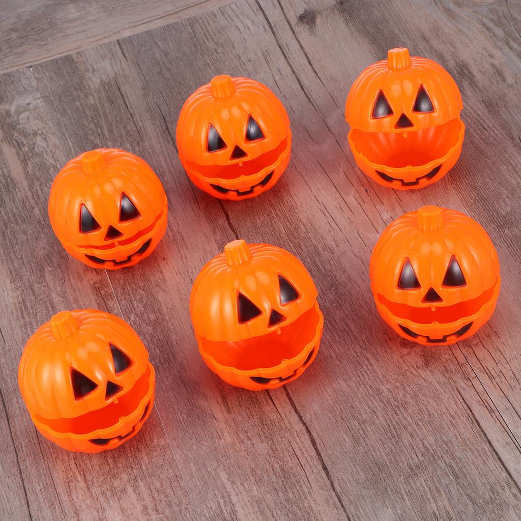 Plastic Mini Pumpkin Containers, Set of 6 by HitMyNeed