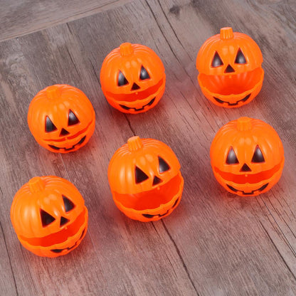 Plastic Mini Pumpkin Containers, Set of 6 by HitMyNeed