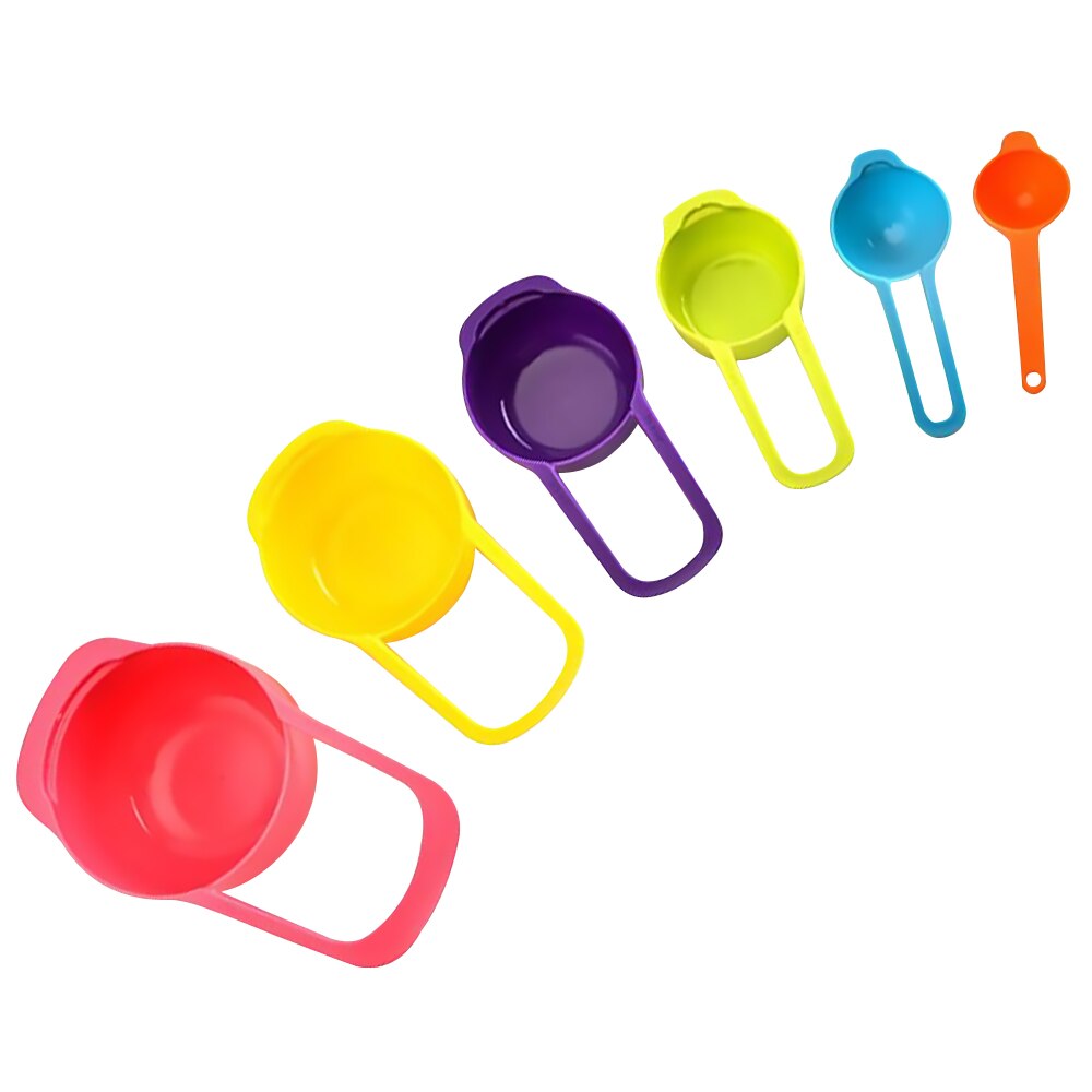 Plastic Nesting Measuring Cups Set, 6 Pieces by HitMyNeed