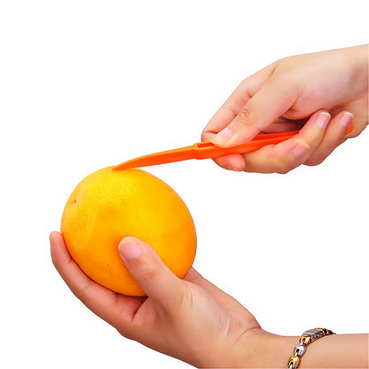 Plastic Orange Peelers Set of 6 by HitMyNeed