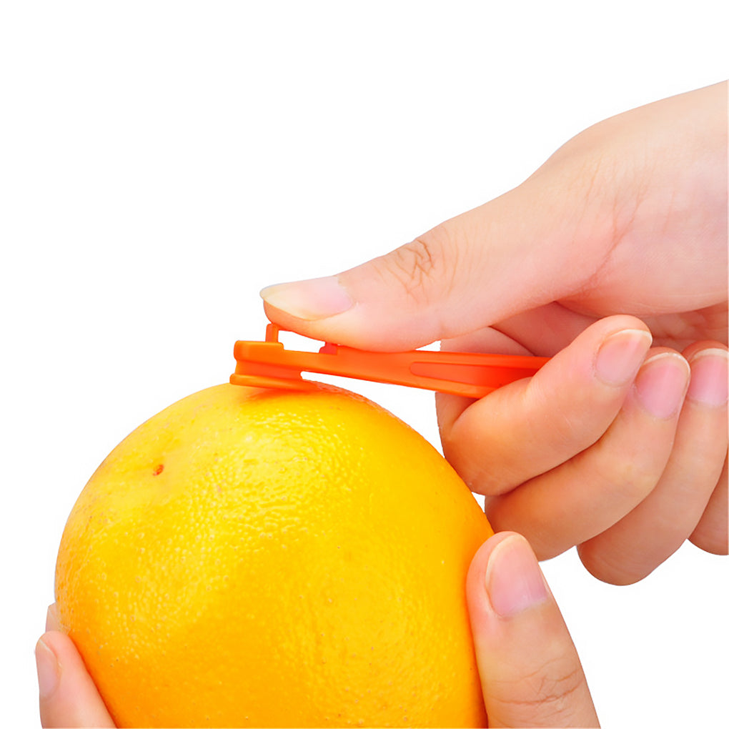 Plastic Orange Peelers Set of 6 by HitMyNeed