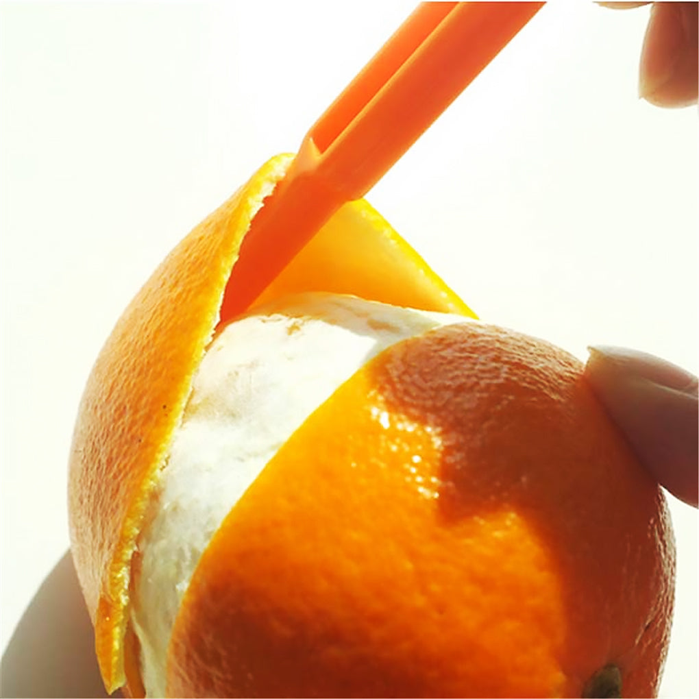 Plastic Orange Peelers Set of 6 by HitMyNeed