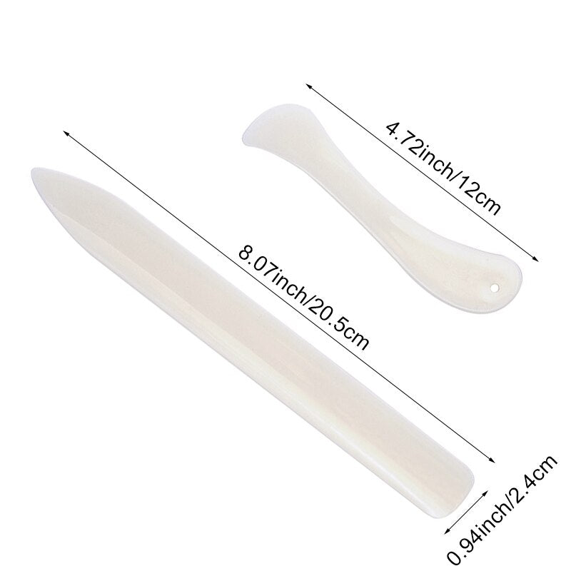 Plastic Paper Creasing Tools Set (2 Pieces) by HitMyNeed