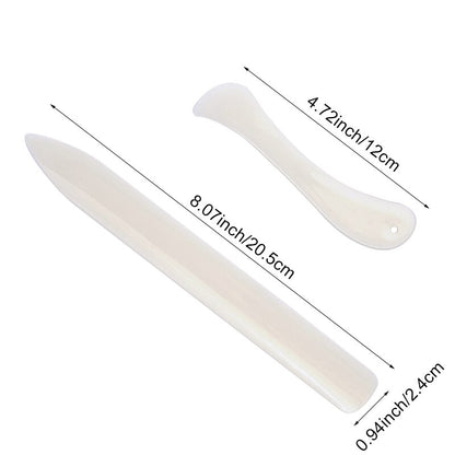 Plastic Paper Creasing Tools Set (2 Pieces) by HitMyNeed