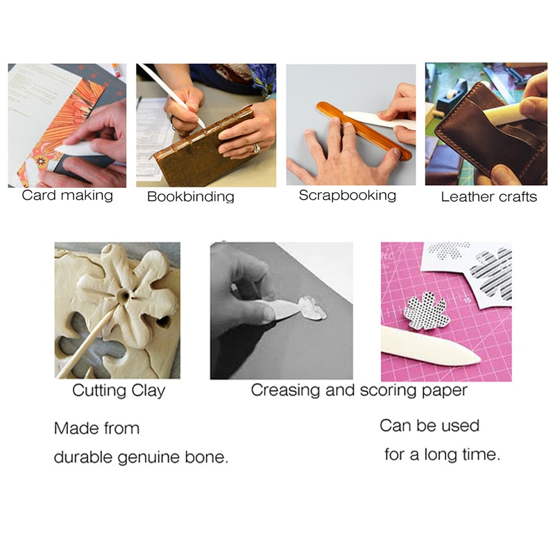 Plastic Paper Creasing Tools Set (2 Pieces) by HitMyNeed