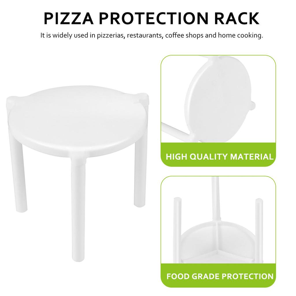 Plastic Pizza Saver Stand Set 100pcs by HitMyNeed