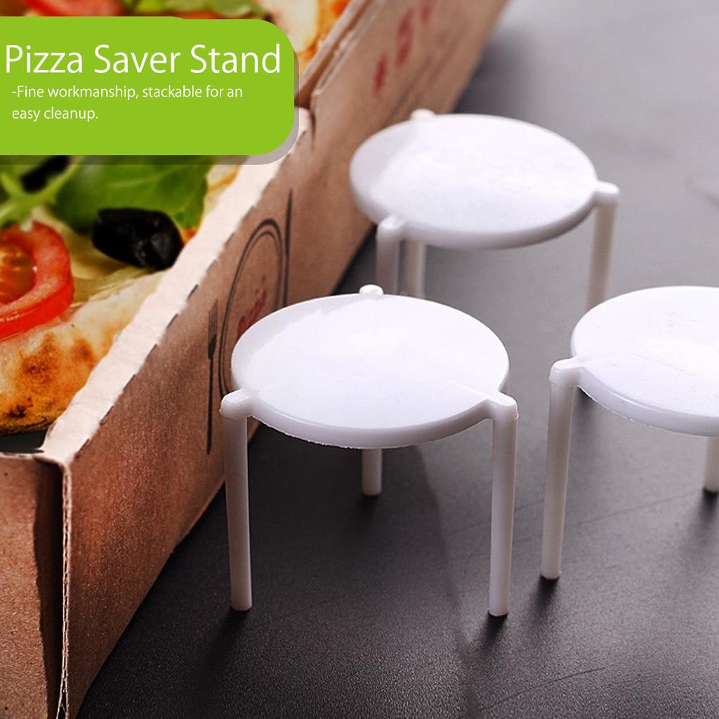 Plastic Pizza Saver Stand Set 100pcs by HitMyNeed