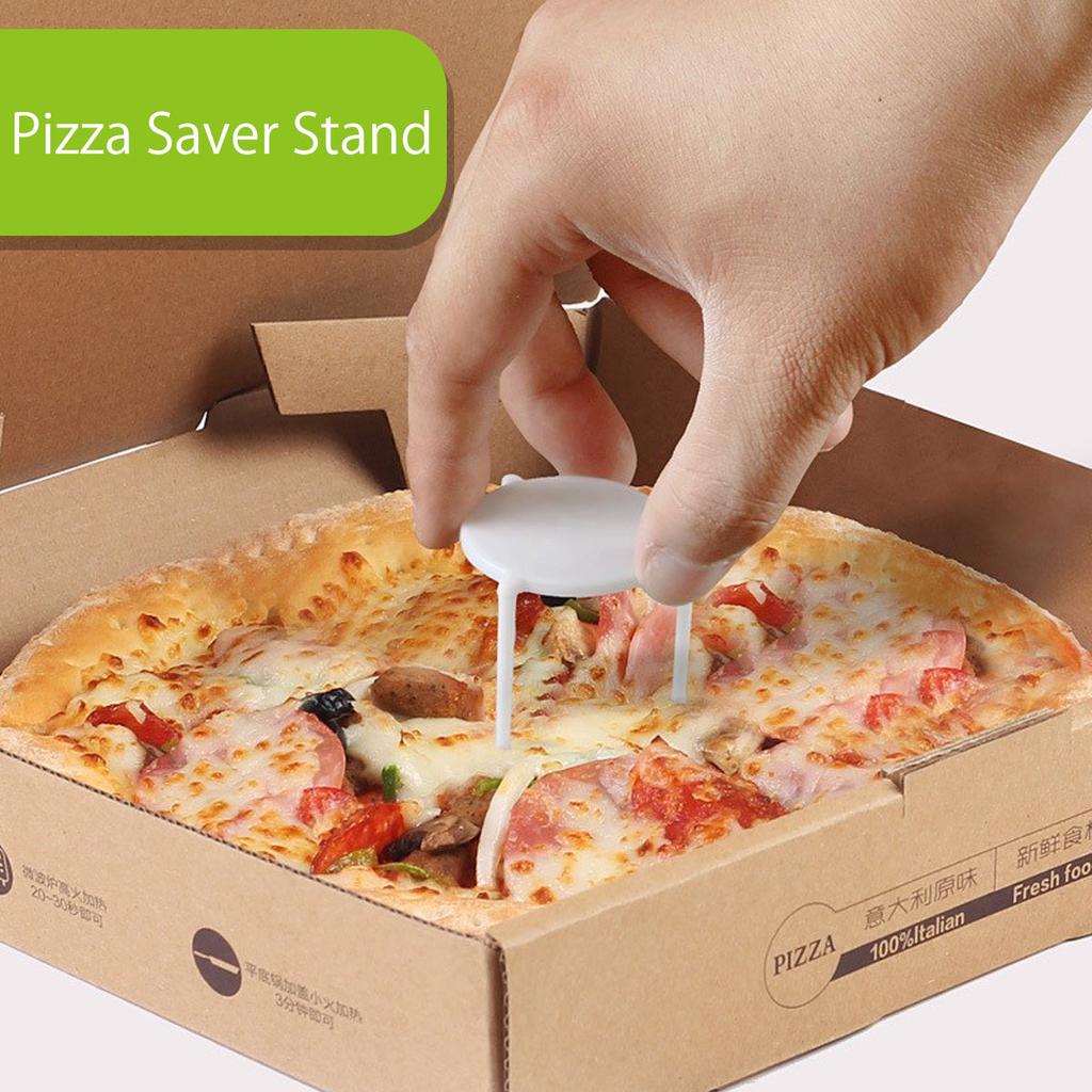 Plastic Pizza Saver Stand Set 100pcs by HitMyNeed