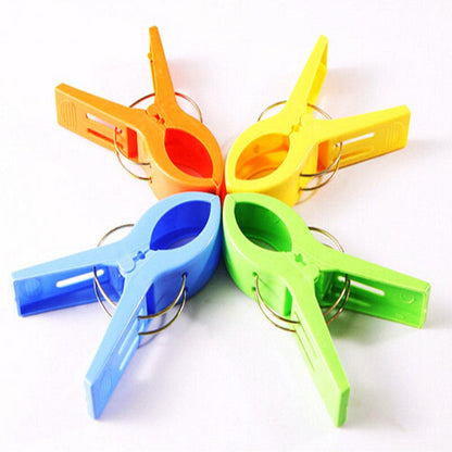 Plastic Pool Towel Clips, Set of 4 by HitMyNeed