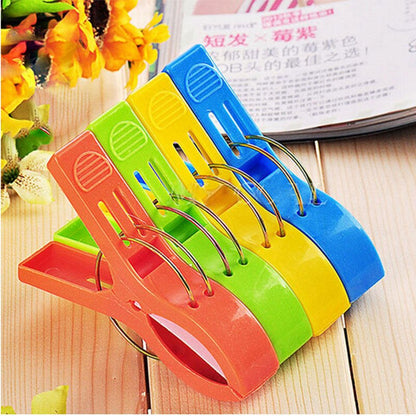 Plastic Pool Towel Clips, Set of 4 by HitMyNeed
