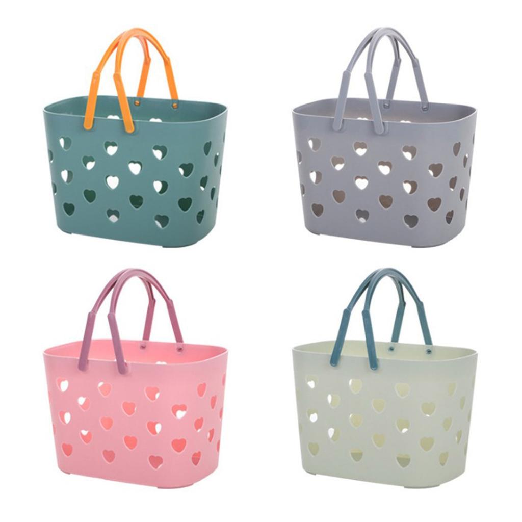 Plastic Portable Bathroom Caddy with Drain Holes by HitMyNeed