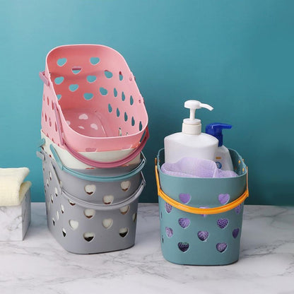 Plastic Portable Bathroom Caddy with Drain Holes by HitMyNeed