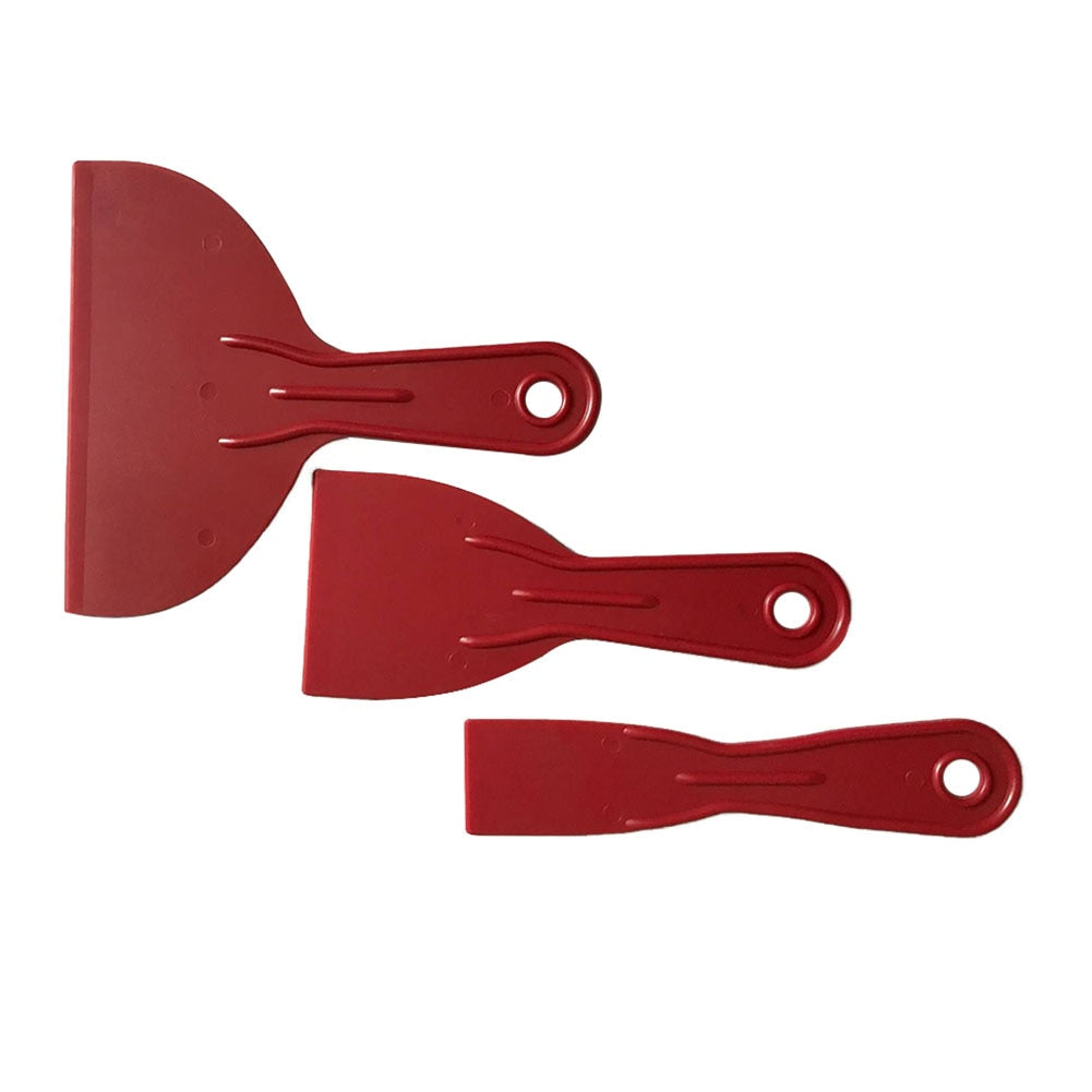 Plastic Putty Knife Set 3pcs - 38mm, 75mm, 150mm by HitMyNeed