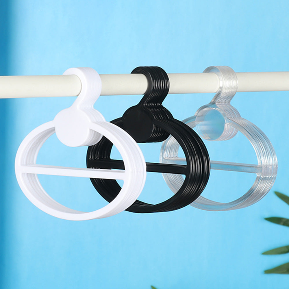 Plastic Round Hangers for Scarves and Belts (20 Pack) by HitMyNeed