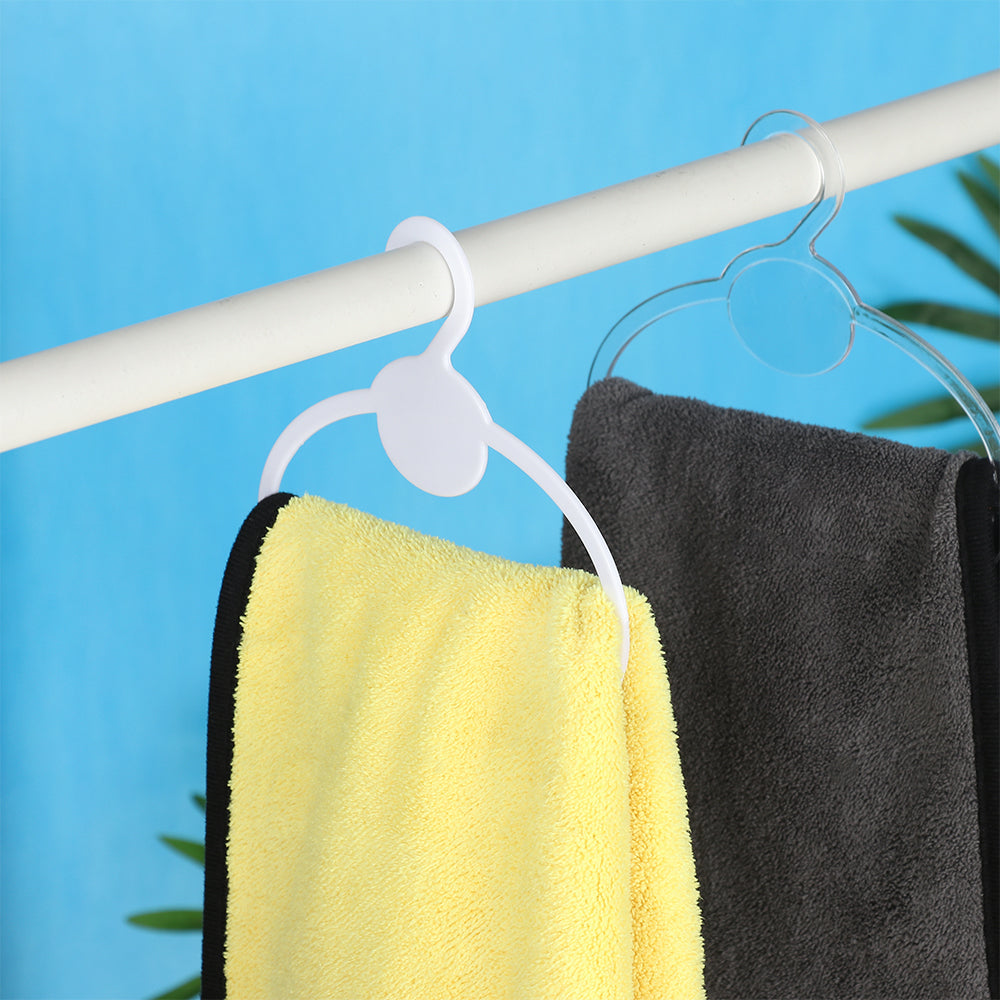Plastic Round Hangers for Scarves and Belts (20 Pack) by HitMyNeed