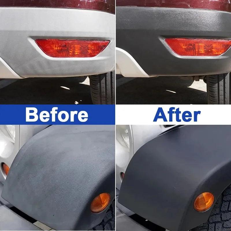 Plastic & Rubber Restorer Long-Lasting Black Shine by HitMyNeed
