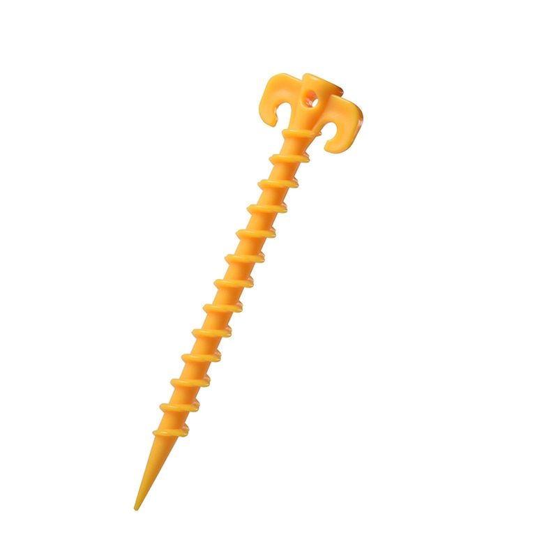Plastic Screw-In Tent Pegs (Set of 5) by HitMyNeed